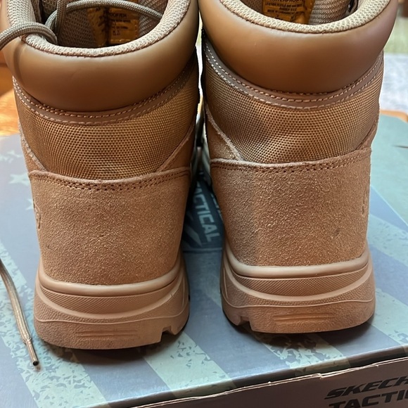 Skechers Men's Wascana Tactical Work Boots US 7 Tan Brown Composite Toe w/box - Picture 7 of 12